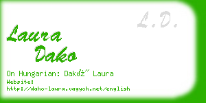laura dako business card